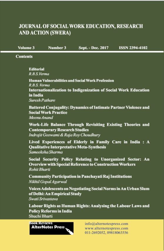 research journals social work